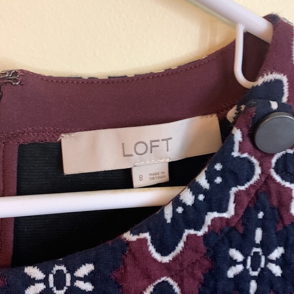 Very pretty print knee length dress - Picture 6 of 7